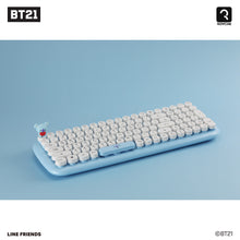 *ONLY USA* [LINE X BT21] Wireless Retro Keyboard (Free Shipping)