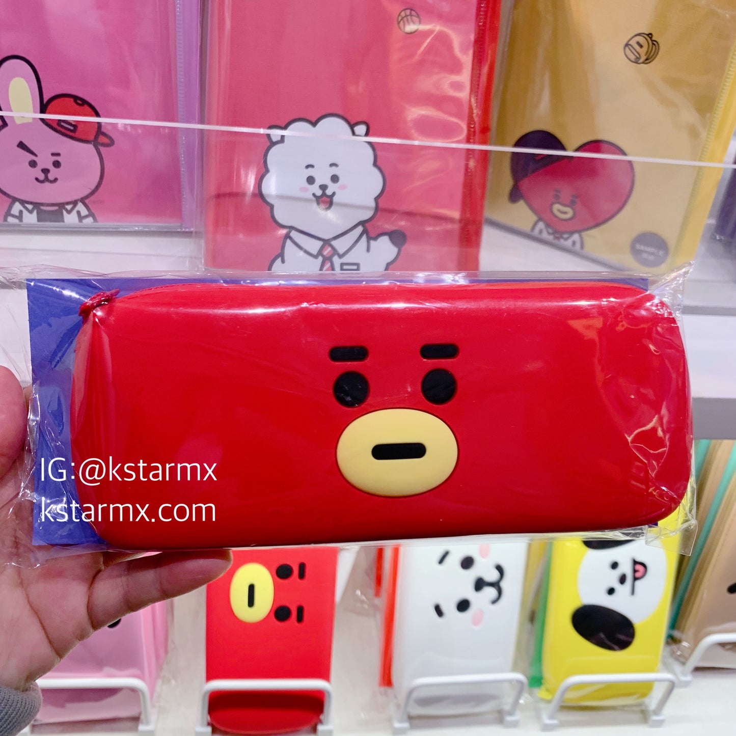 [LINE X BT21] Silicone Pencil Case