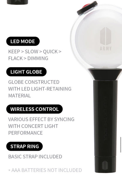 BTS Official ARMY Bomb Light Stick Special Edition: Map Of The Soul