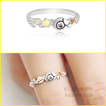 [OST X BT21] Official Silver 925 Ring Ver.2 (Silver & Rose Gold)