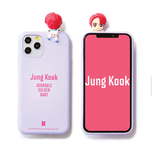 [BIG HIT] CHARACTER Figure Color Jelly Case Nickname Version (for iPhone and Samsung)