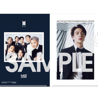 [BTS JAPAN] Official 2021 THE FACT BTS PHOTOBOOK SPECIAL EDITION + BENEFIT