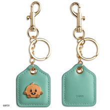 [LINE X BT21] Baby Leather Metal Keyring