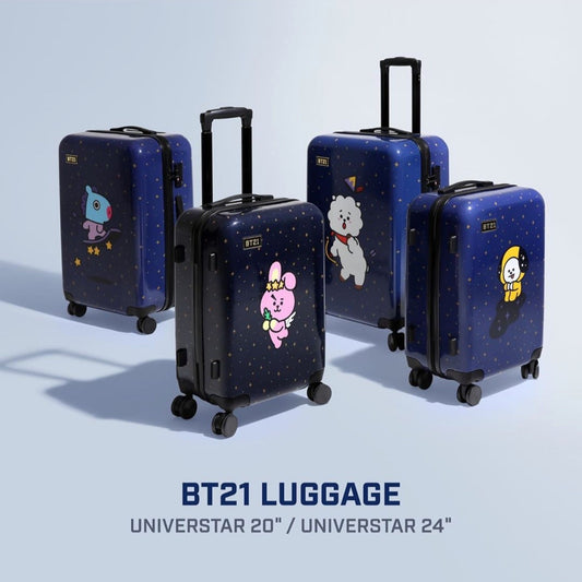 [MONOPOLY X BT21] Luggage Universtar Ver. (2 Sizes) + Free Express Shipping