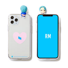 [BIG HIT] CHARACTER Figure Clear Jelly Case Heart Version (iPhone and Samsung)