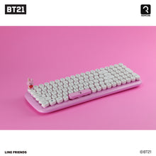 *ONLY USA* [LINE X BT21] Wireless Retro Keyboard (Free Shipping)