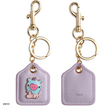 [LINE X BT21] Baby Leather Metal Keyring