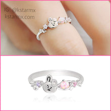 [OST X BT21] Official Silver 925 Ring Ver.2 (Silver & Rose Gold)