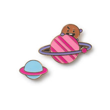 [LINE X BT21] Space Wappen Metal Badge (2ea)