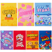 [LINE X BT21] PP File Folder 7SET Snack Ver.