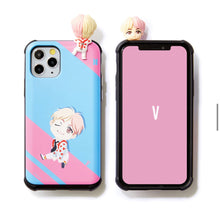 [BIG HIT] CHARACTER Figure Slide Bumper Case Edge Line Version (for iPhone and Samsung)