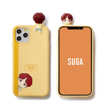 [BIG HIT] CHARACTER Figure Color Jelly Case Bbakkom Version (for iPhone and Samsung)
