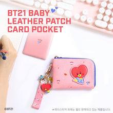 [LINE X BT21] Baby Leather Patch Card Pocket