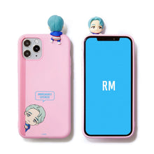 [BIG HIT] CHARACTER Figure Color Jelly Case Bbakkom Version (for iPhone and Samsung)