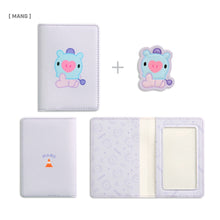 [LINE X BT21] Baby Leather Patch Card Case