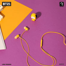 *ONLY USA* [LINE X BT21] Wired Earphone with Remote & Mic (Free Shipping)