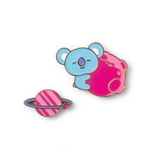 [LINE X BT21] Space Wappen Metal Badge (2ea)