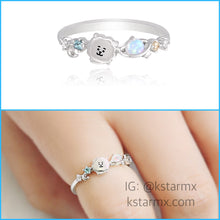 [OST X BT21] Official Silver 925 Ring Ver.2 (Silver & Rose Gold)