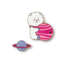 [LINE X BT21] Space Wappen Metal Badge (2ea)