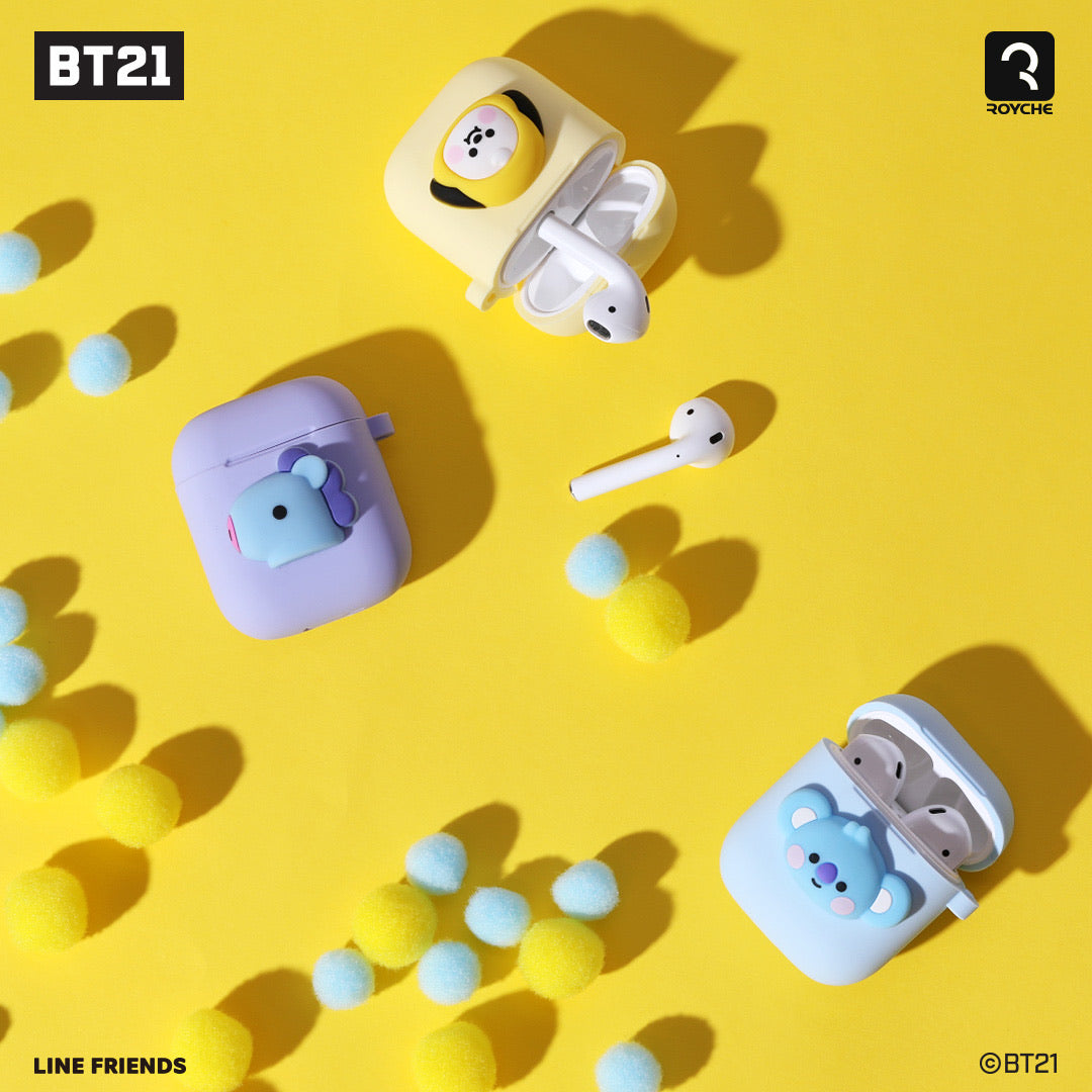 [ROYCHE X BT21] Silicone Charging Airpods Case