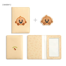 [LINE X BT21] Baby Leather Patch Card Case