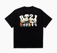 [LINE X BT21] LOGO Shirt Flower Version