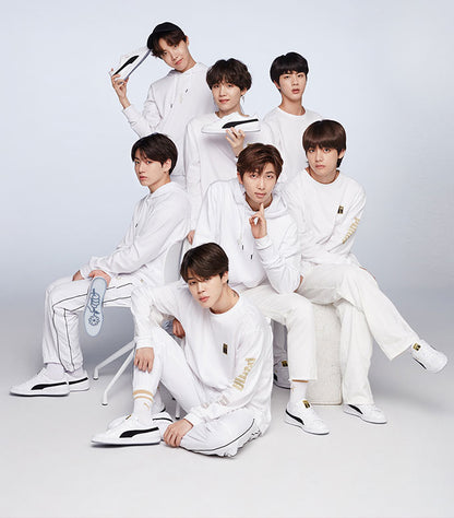 [LIMITED EDITION: PUMA X BTS] BTS Basket Patent Sneakers