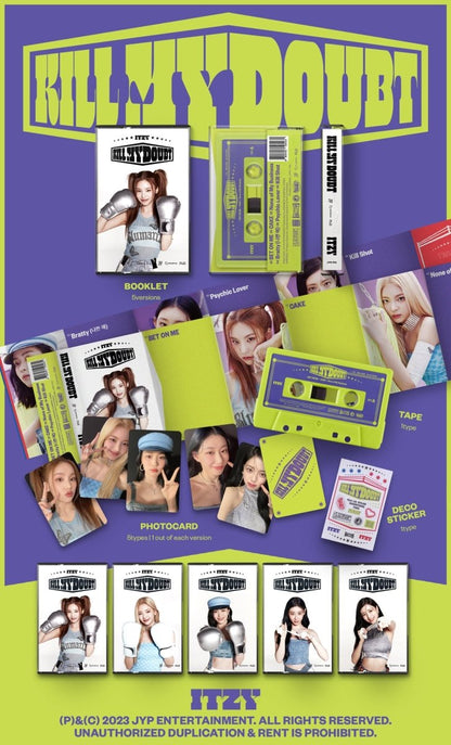 ITZY - Kill My Doubt Cassette Version ( 7th Mini Album ) - K-STAR