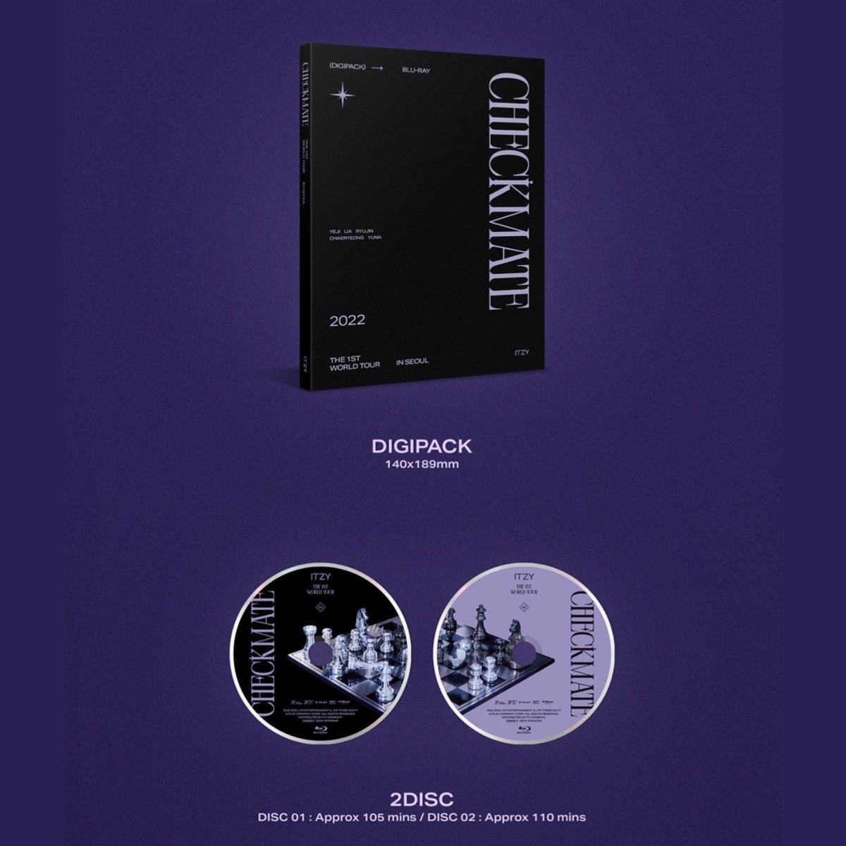 ITZY - 2022 ITZY THE 1ST WORLD TOUR CHECKMATE in SEOUL BLU-RAY