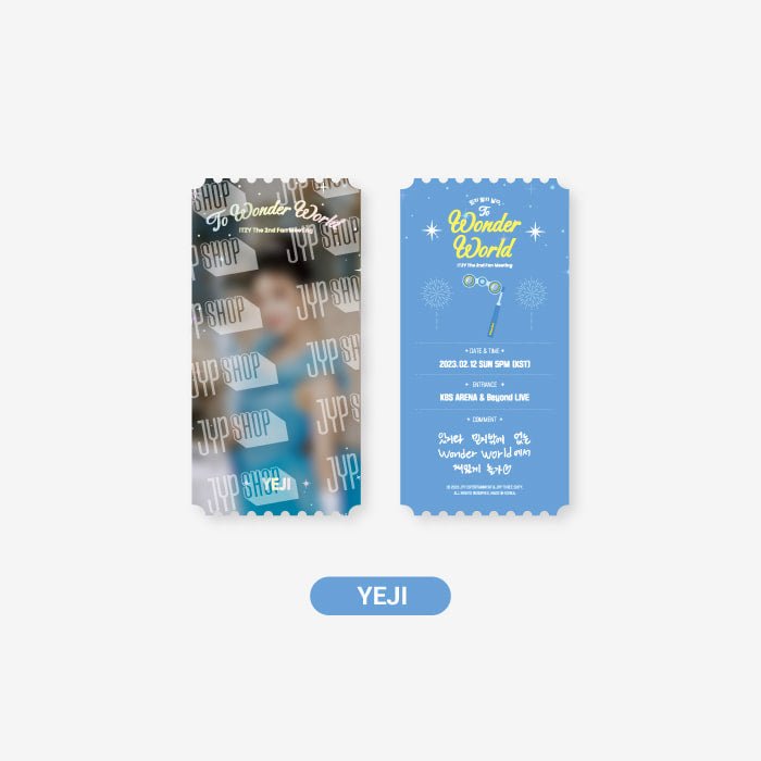 ITZY - The 2nd Fan Meeting 있지 믿지, 날자 To Wonder World Official MD - K-STAR