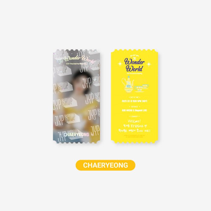 ITZY - The 2nd Fan Meeting 있지 믿지, 날자 To Wonder World Official MD - K-STAR