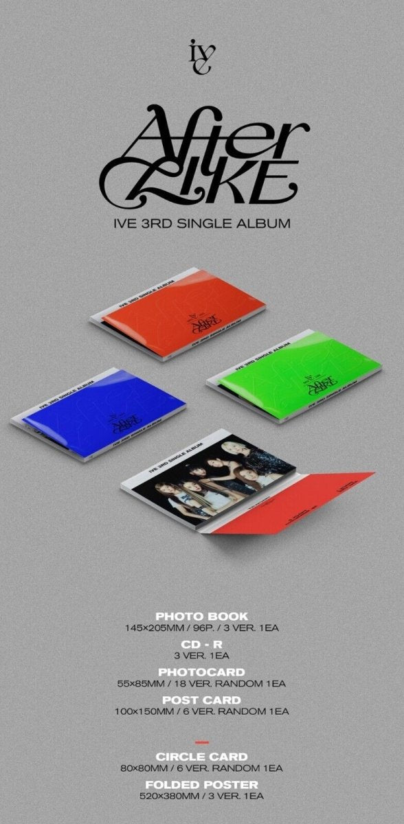 IVE - AFTER LIKE / Photobook Version (You Can Choose version) - K-STAR