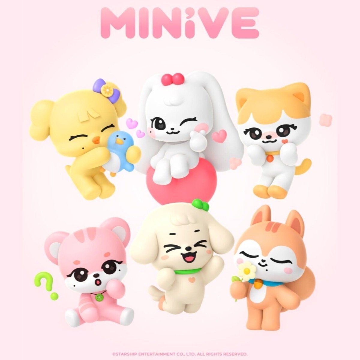 IVE - Official MINIVE Character Plush Doll - K-STAR