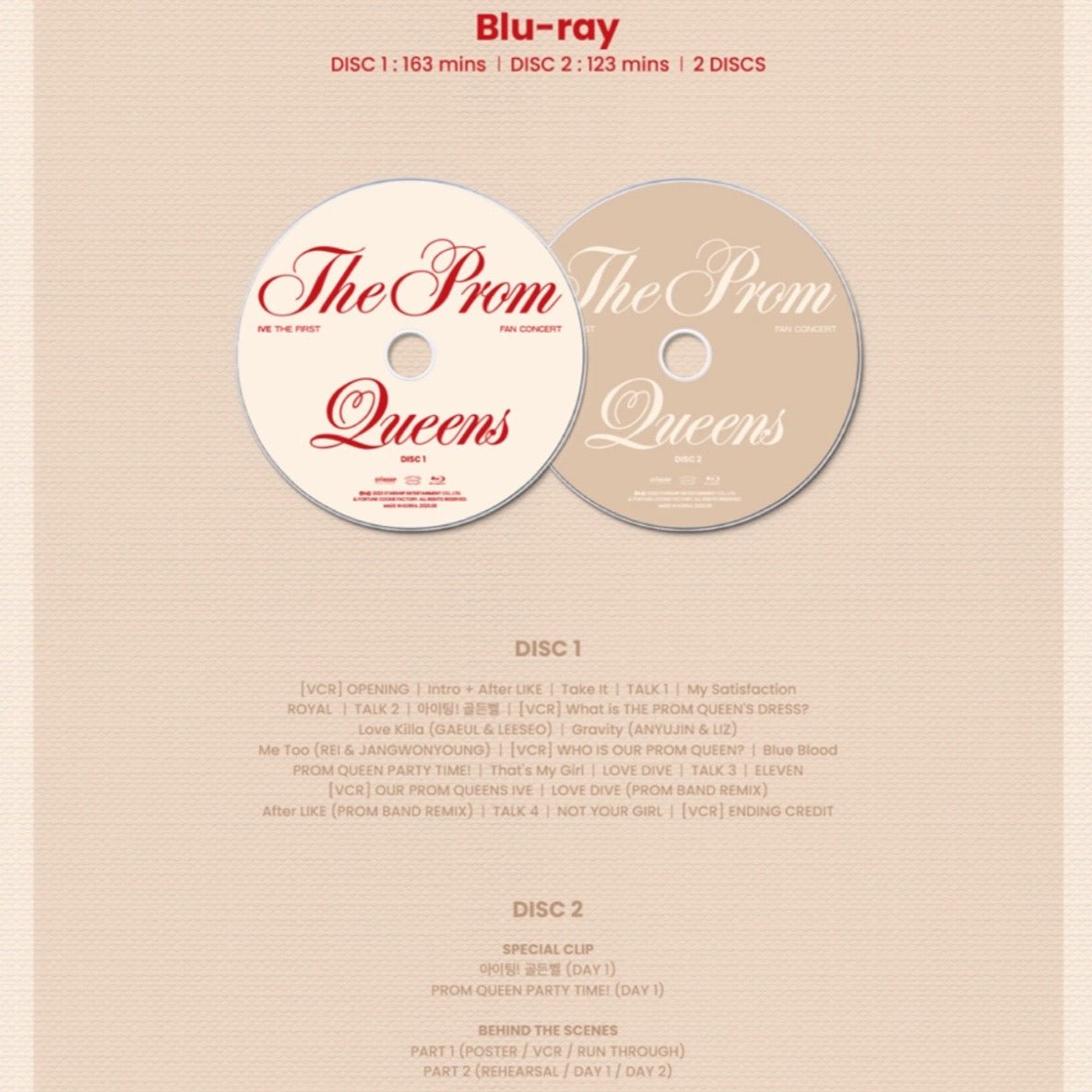 IVE - The Proms Queens The First Fan Concert BLU-RAY - K-STAR