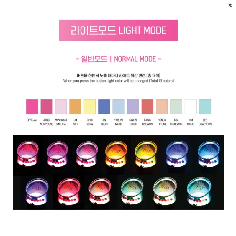 IZ*ONE / IZONE  Official Mini Light Stick Keyring