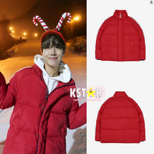 [FILA X BTS] Tapey Short Down Dark Red