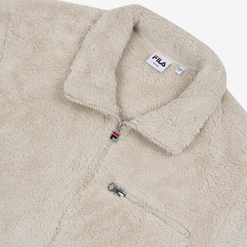 [FILA X BTS] Crema Boa Fleece