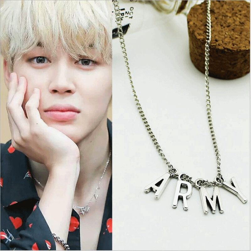 Bts jimin army necklace discount