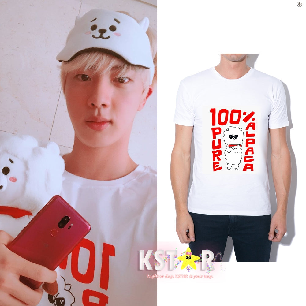 [LINE X BT21] 100% Pure Alpaca Official T-Shirt