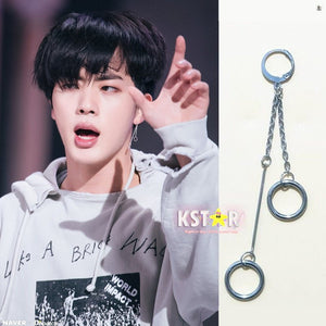 Jin's Style Fake Love Earrings - K-STAR