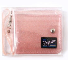 Transparent Jelly Glitter Card Holder