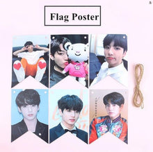 BTS Flags w/ Hemp Rope