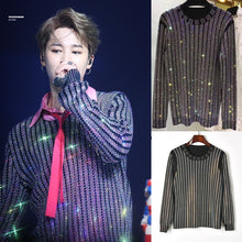 Jimin's Style Shiny Sweatshirt