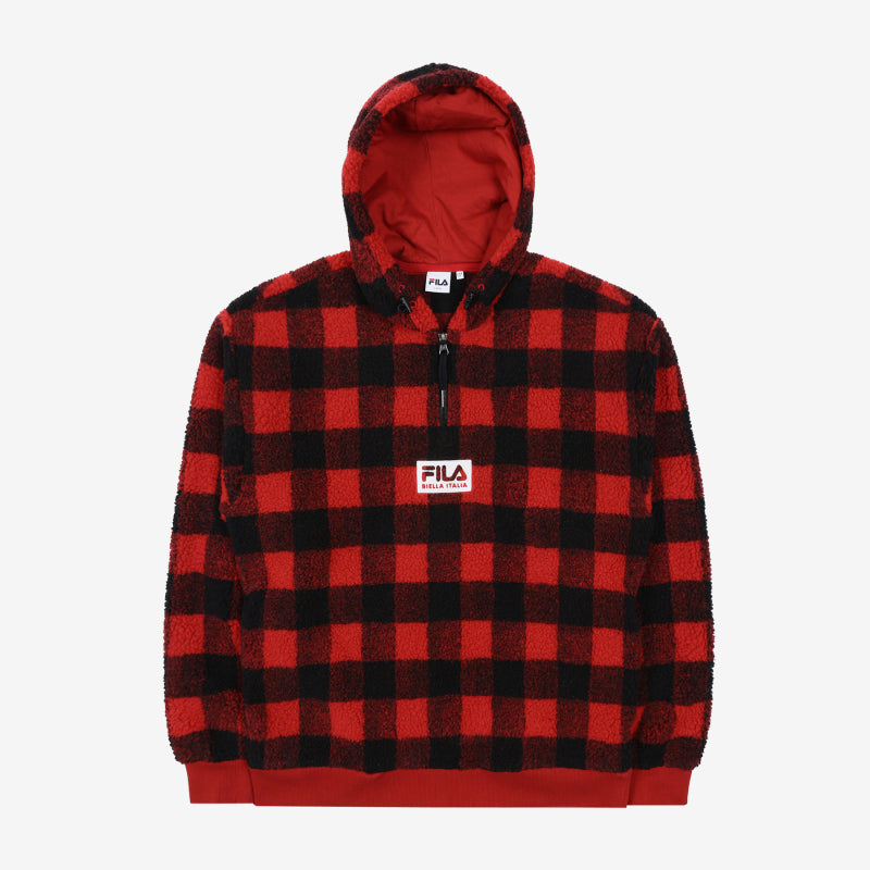 [FILA X BTS] Box Logo Boa Hooded T-shirt