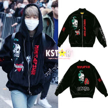 Jimin's Style Skull Heart Jacket