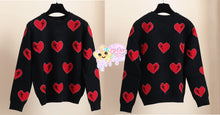 Jin's Style Hearts Sweater