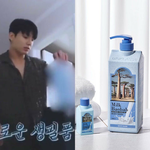 Jungkook - In The Soop Milk Baobob White Musk Scent Body Wash 500ml - K-STAR