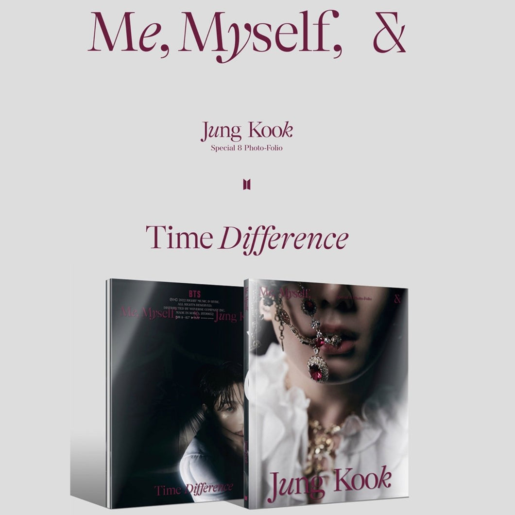 JUNGKOOK - Special 8 Photo Folio Me, Myself, and Jungkook - Time Difference (Sept. 1st) - K-STAR