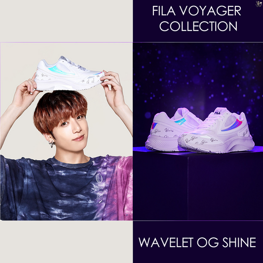 [FILA X BTS] Voyager Collection WAVELET OG SHINE Sneakers