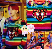 J-Hope's Style Colorful Sweater